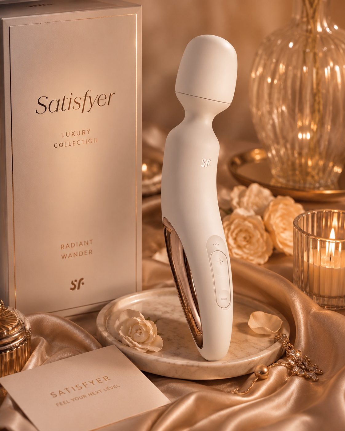 SATISFYER - WAND ERLAND BLANC