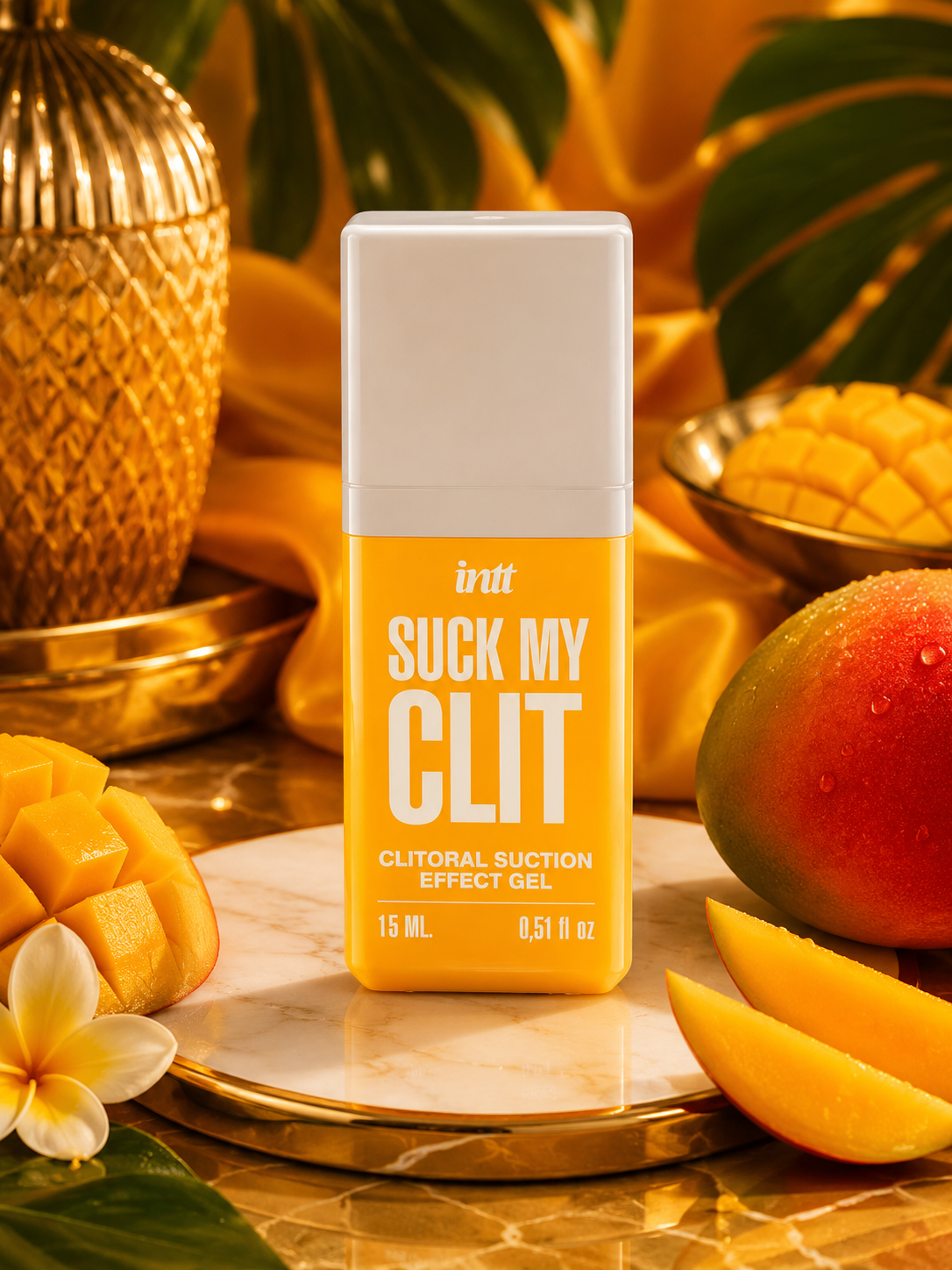 INTT - SUCK MY CLIT GEL EFFET SUCCION PARFUM MANGUE TROPICALE 15 ML