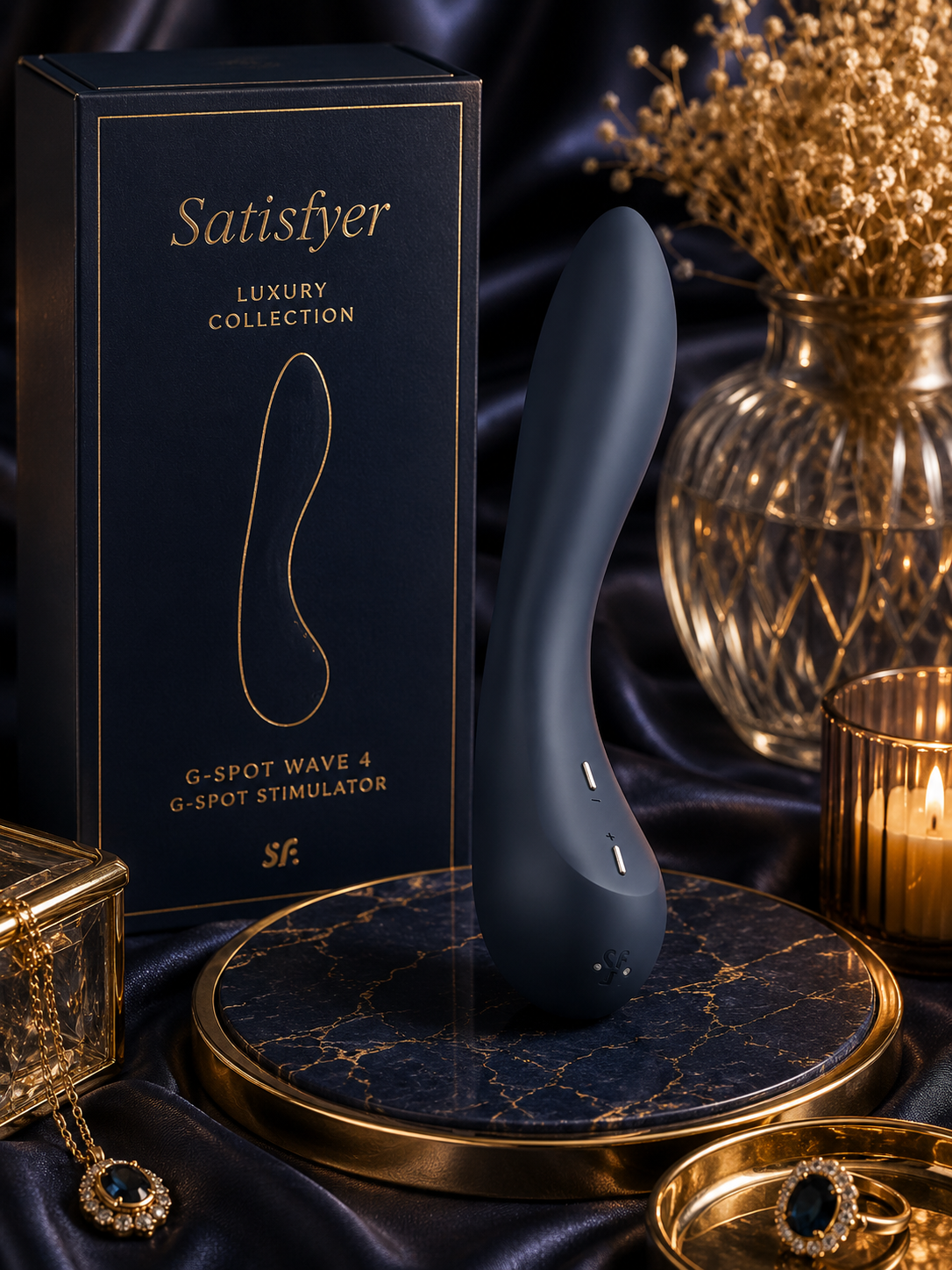 SATISFYER - G-SPOT WAVE 4 GRIS FONCÉ