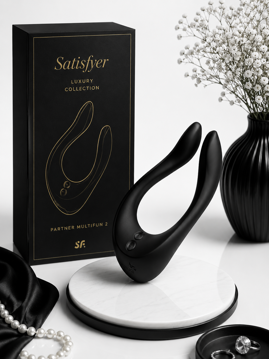 SATISFYER - PARTNER MULTIFUN 2 NOIR
