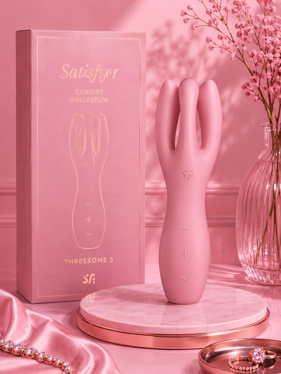 SATISFYER - THREESOME 3 ROSE