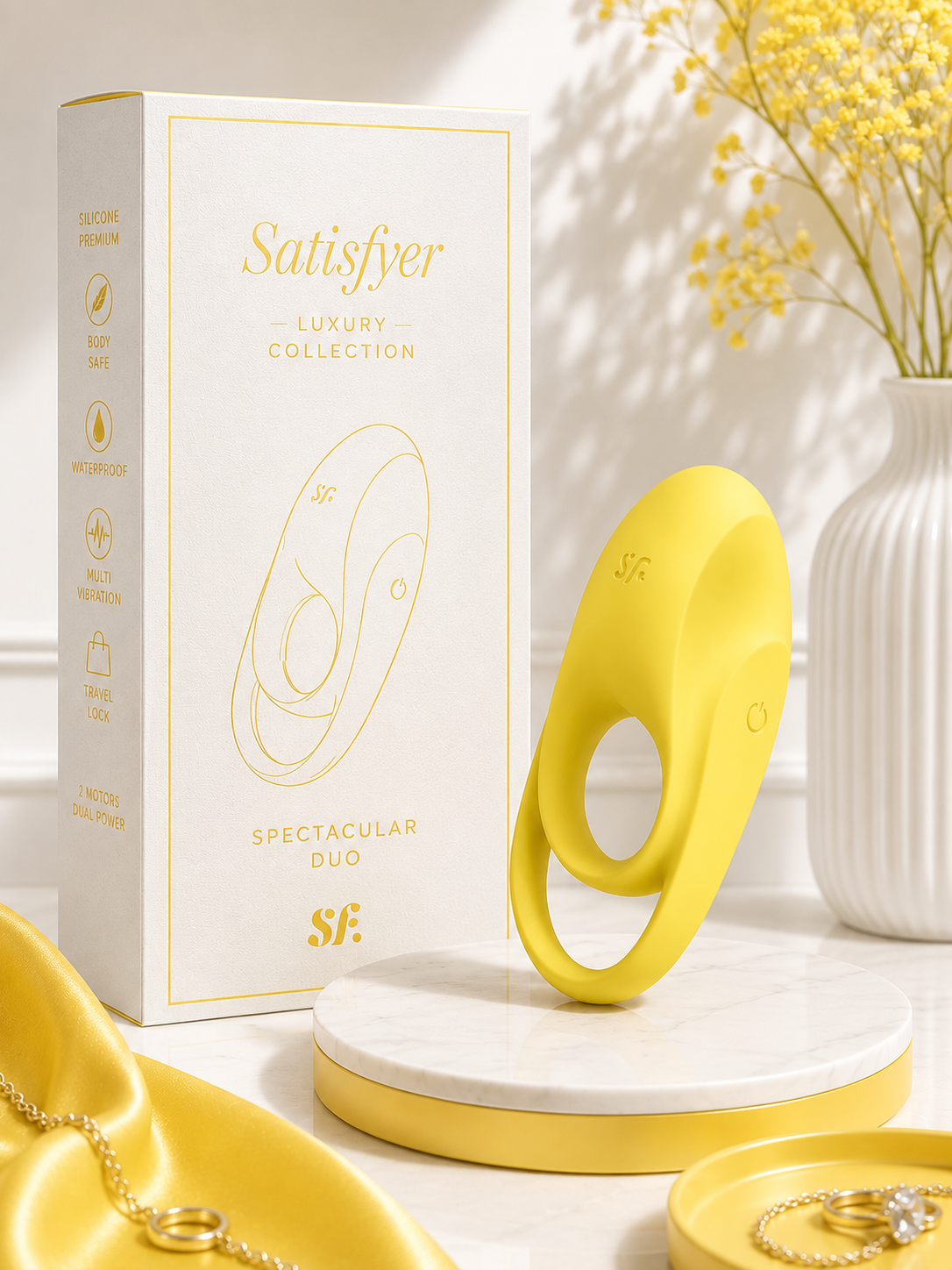 SATISFYER - SPECTACULAR DUO JAUNE