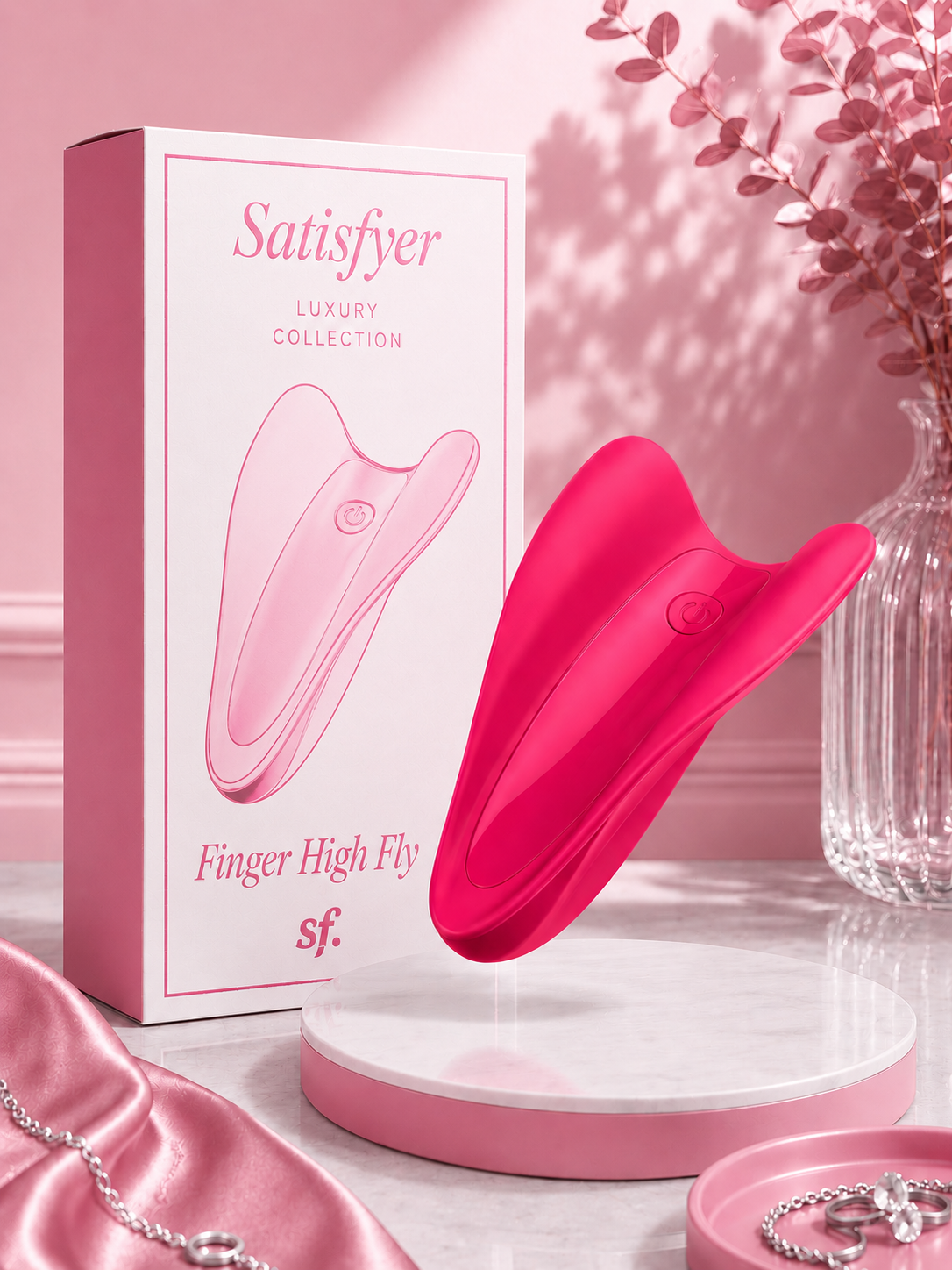 SATISFYER - FINGER HIGH FLY FUCHSIA