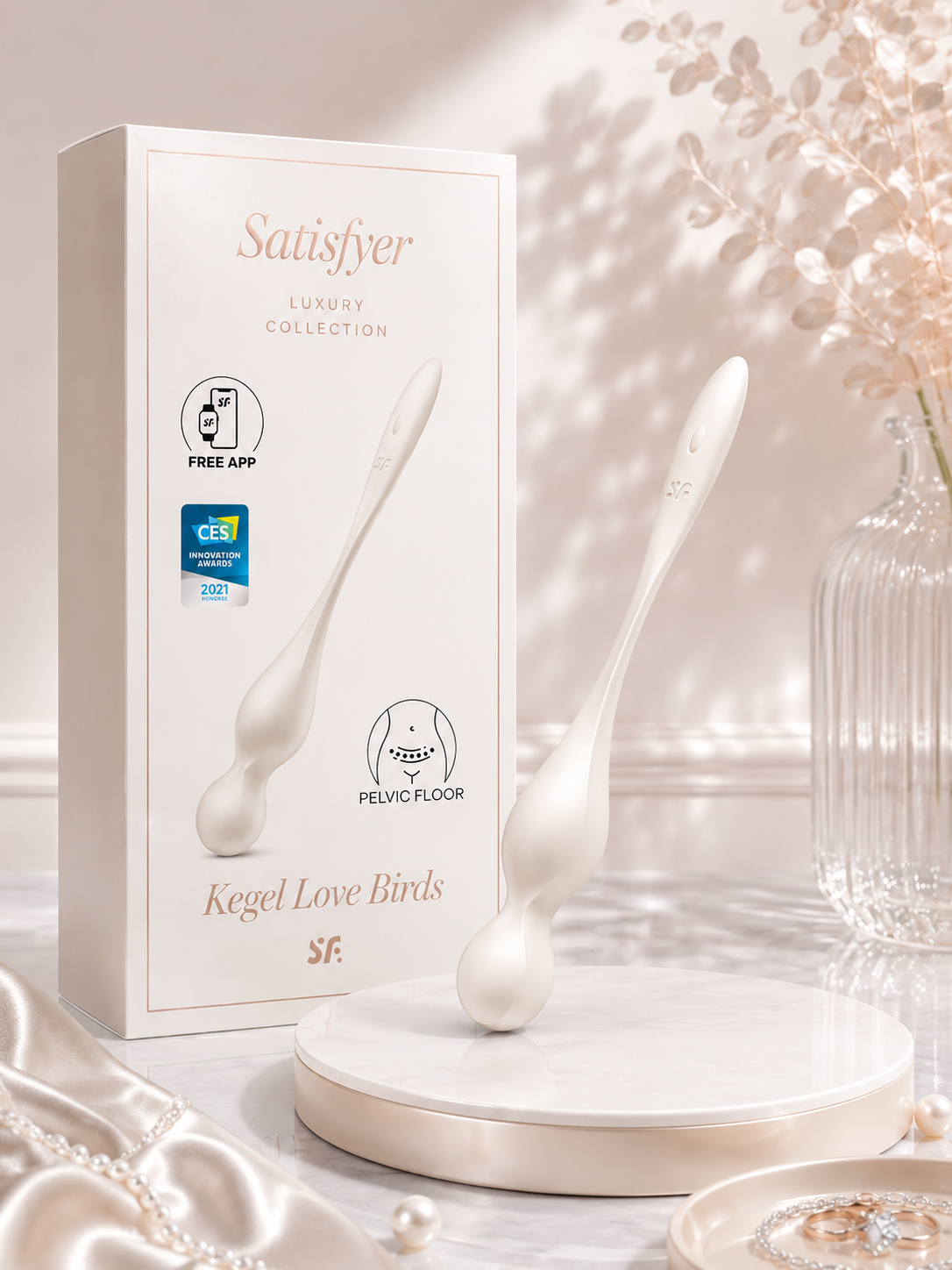 SATISFYER - KEGEL LOVE BIRDS BLANCHES