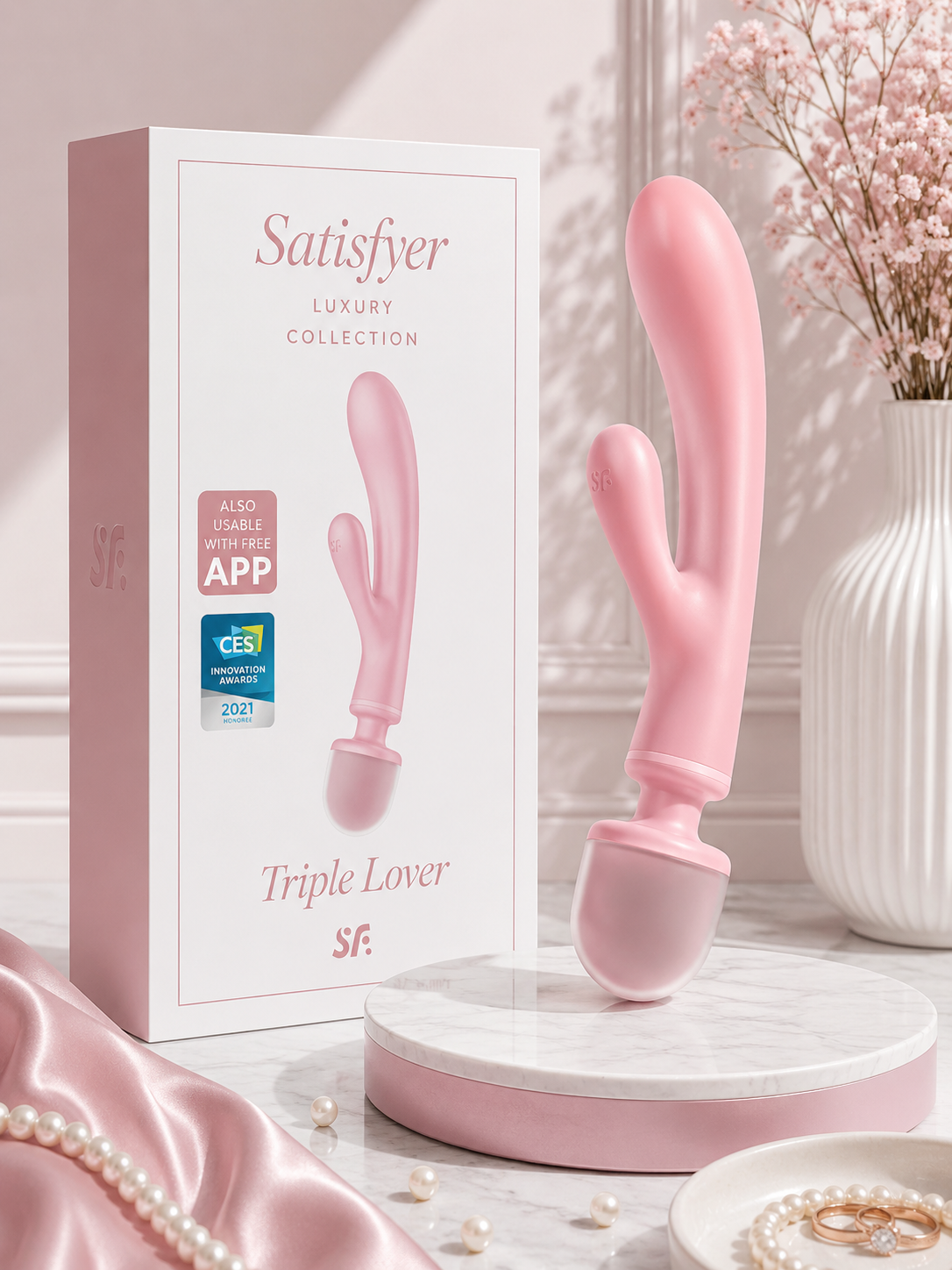 SATISFYER - TRIPLE LOVER ROSE