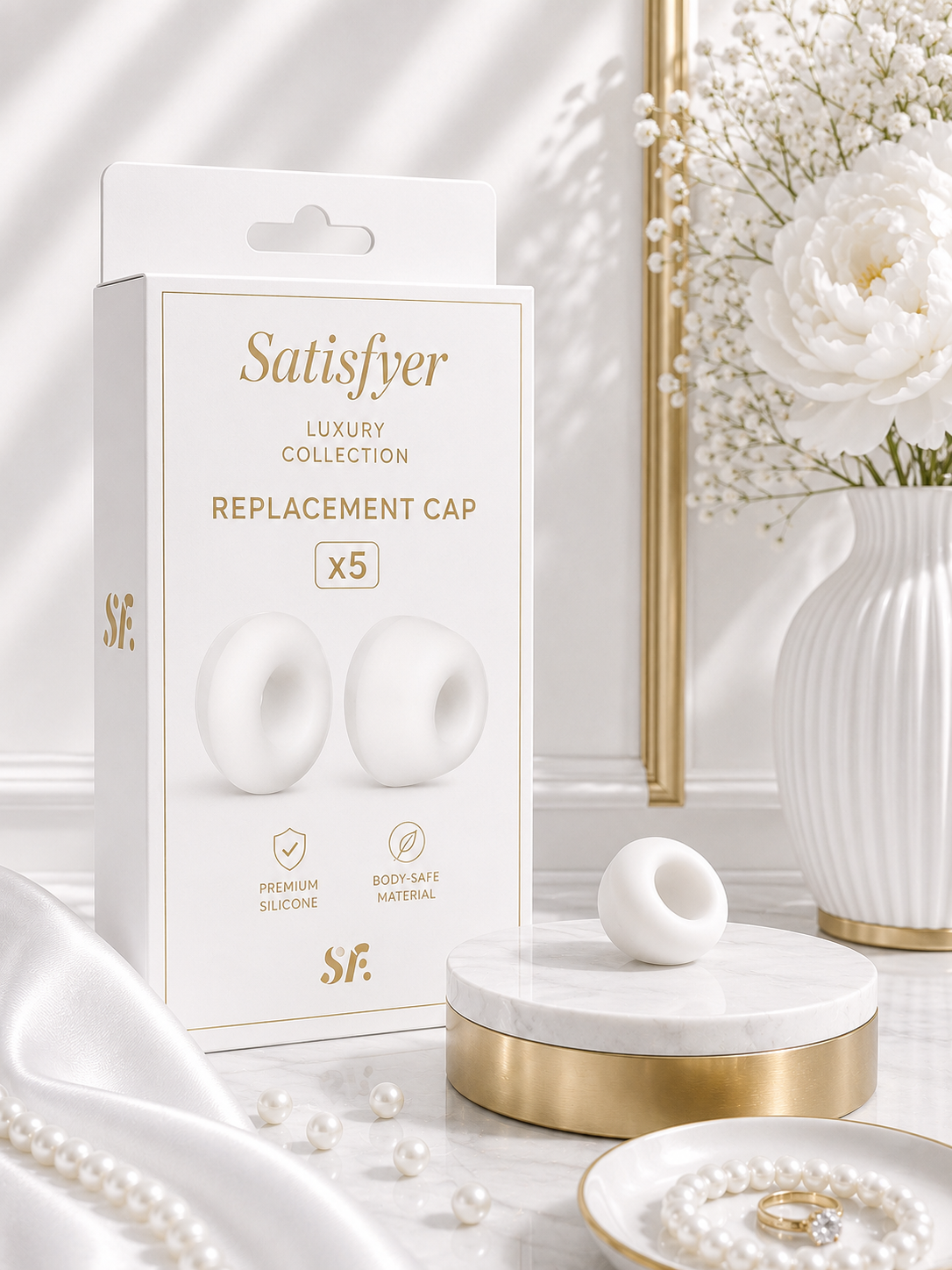 SATISFYER - PRO 2 NG CAPUCHONS DE RECHANGE 5 PCS