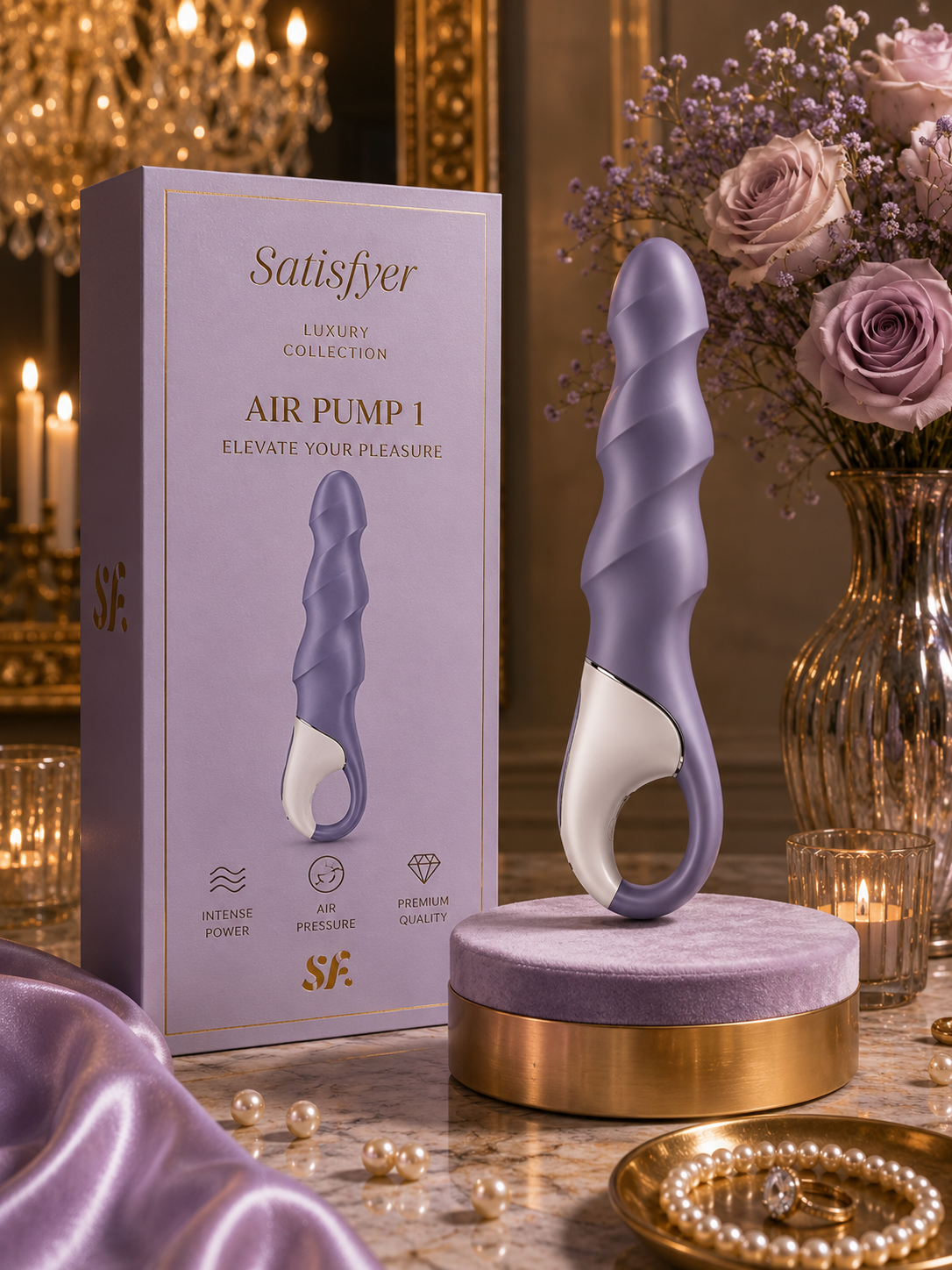 SATISFYER - AIR PUMP 1 VIOLET