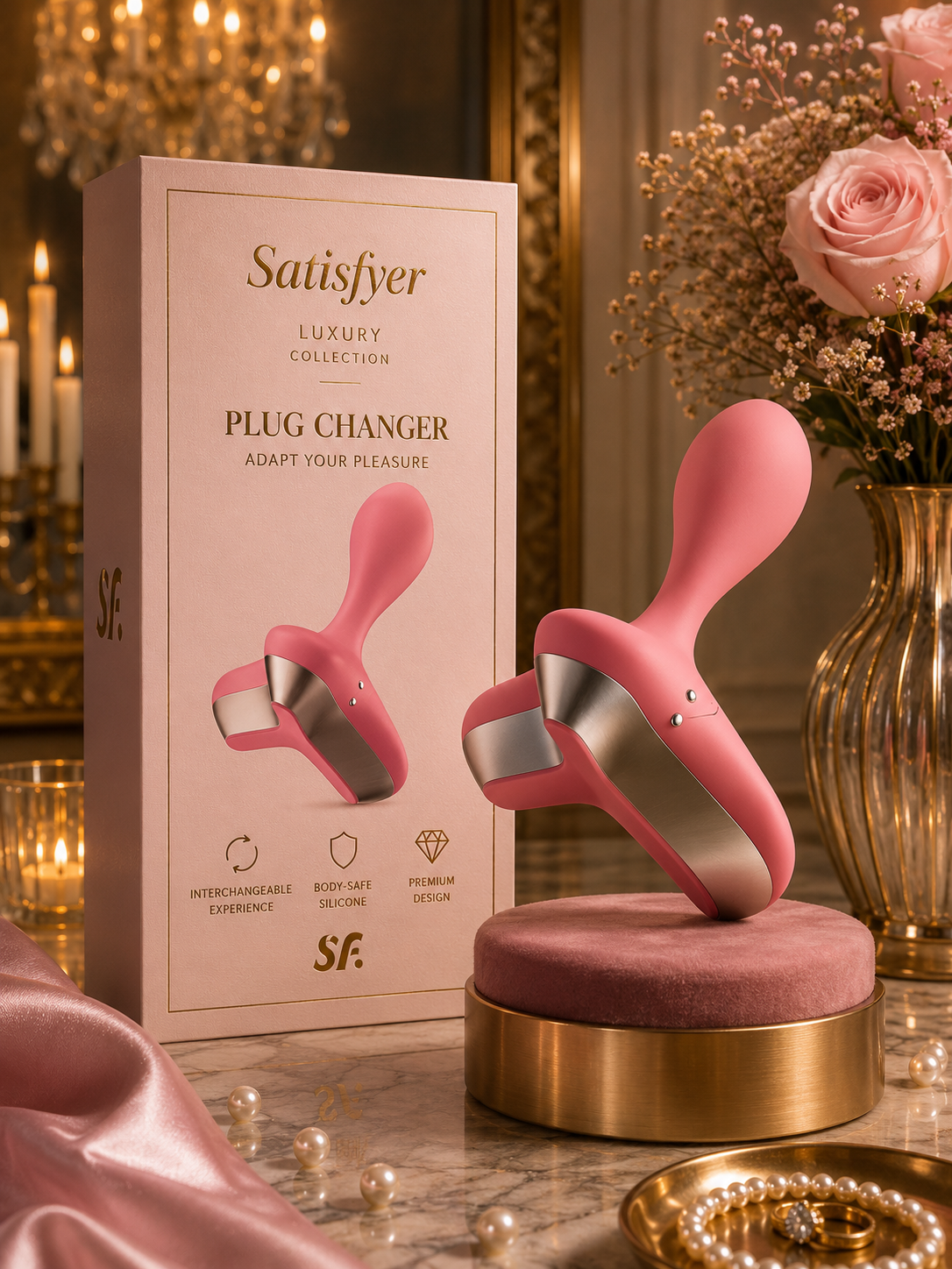 SATISFYER - PLUG GAME CHANGER ROSE