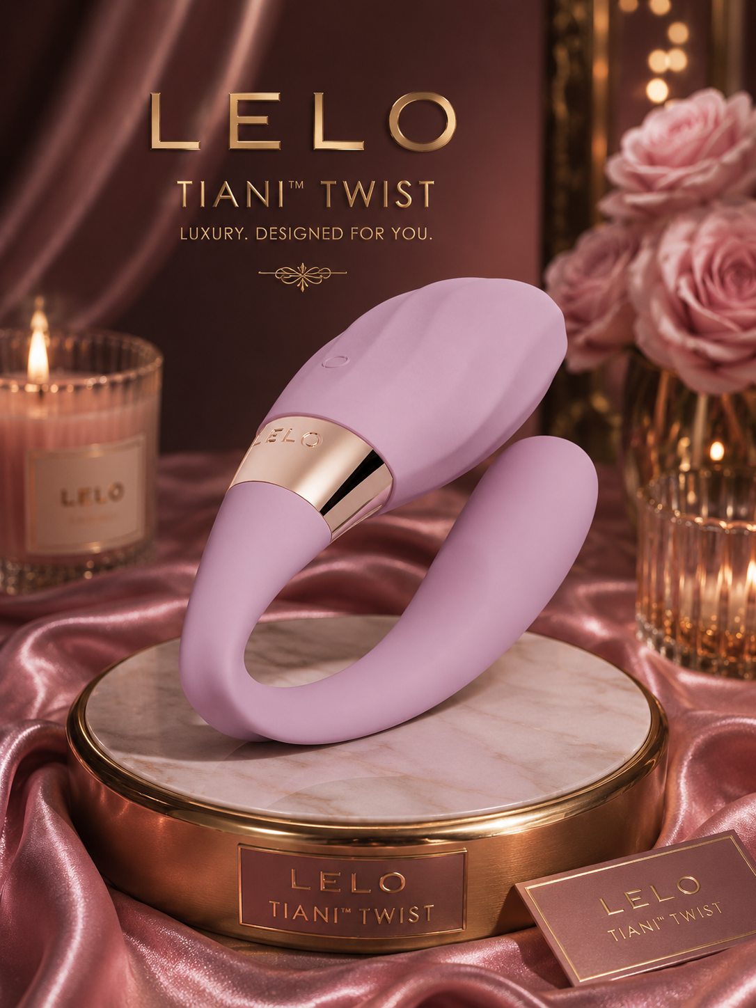 LELO - TIANI TWIST COUPLES VIBRATEUR EN MOUSSE