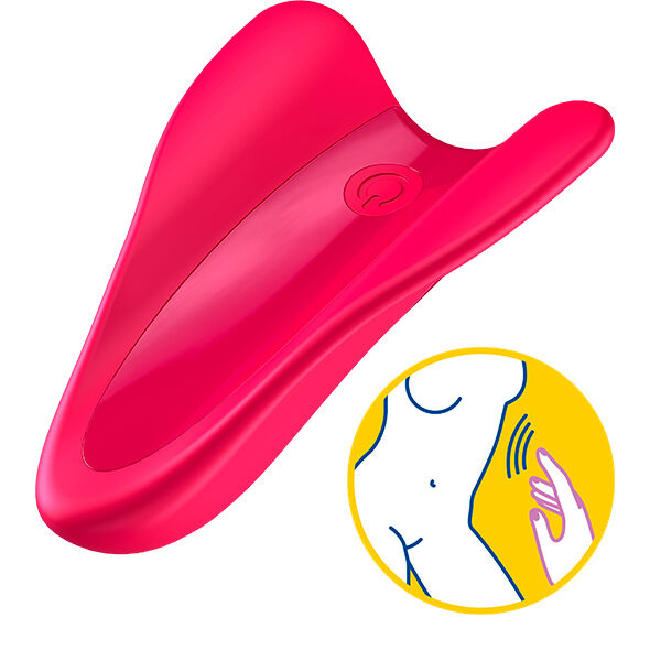 SATISFYER - VIBRATEUR FINGER HIGH FLY FUCHSIA