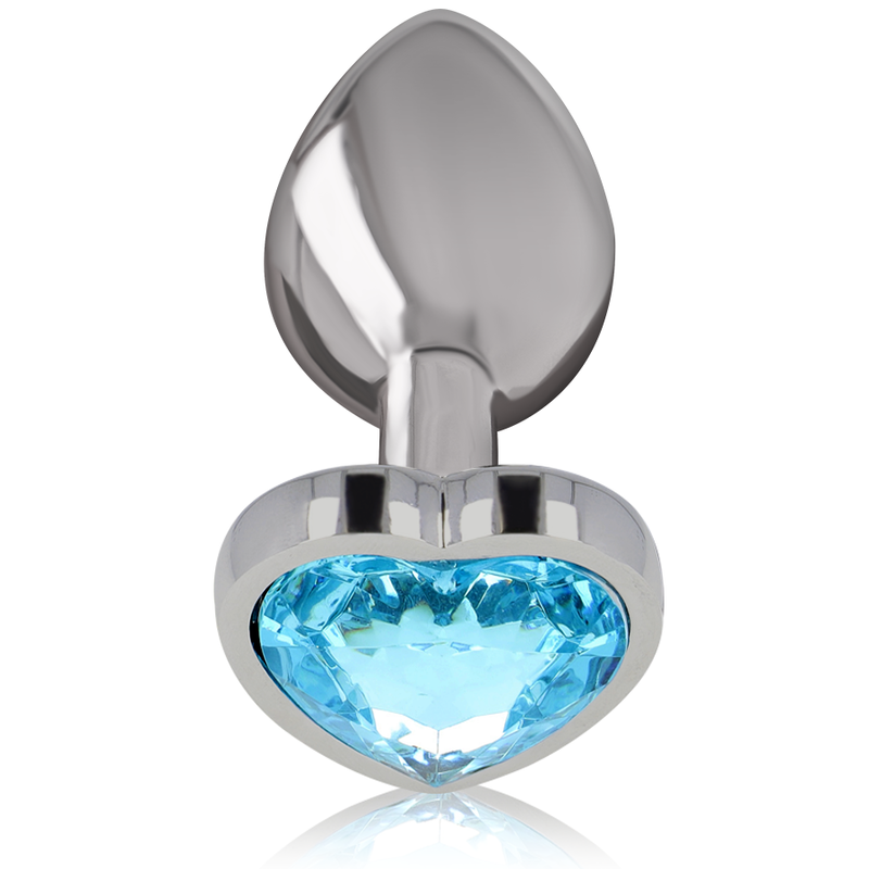 INTENSE - PLUG ANAL EN ALUMINIUM COEUR ROSE "M"