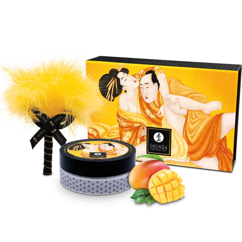 SHUNGA - KIT DE POUDRE DE MASSAGE COMESTIBLE