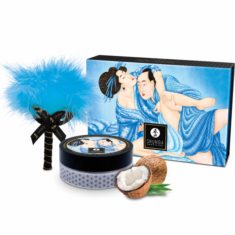 SHUNGA - KIT DE POUDRE DE MASSAGE COMESTIBLE