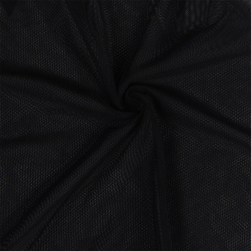SUBBLIME - TISSU TULLE BABYDOLL AVEC DENTELLE ET DÉTAIL FLEUR NOIR