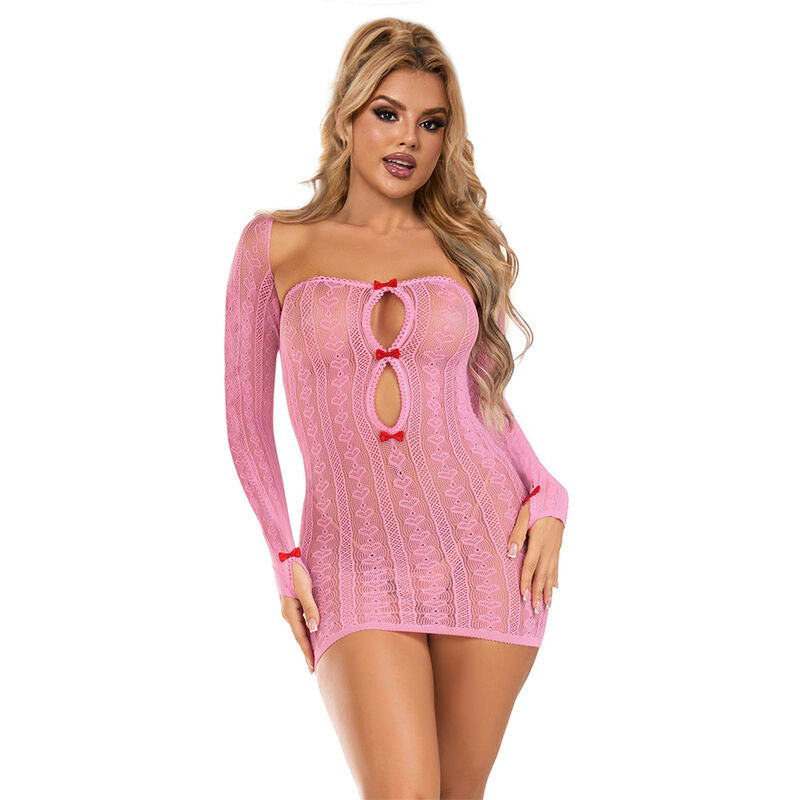SUBBLIME - ROBE RÉSEILLE ROSE TAILLE UNIQUE