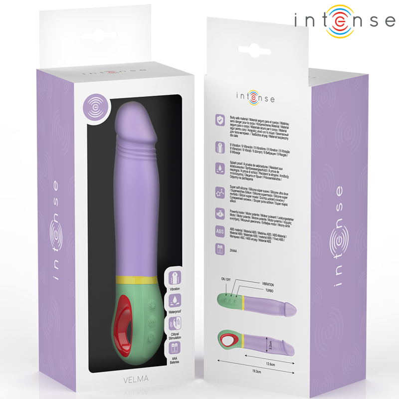 INTENSE - VIBROMASSEUR VIOLET CLASSIQUE VELMA
