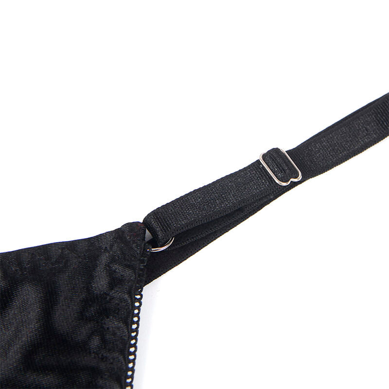 SUBBLIME - ENSEMBLE SOUTIEN-GORGE AVEC NŒUD NOIR RÉGLABLE