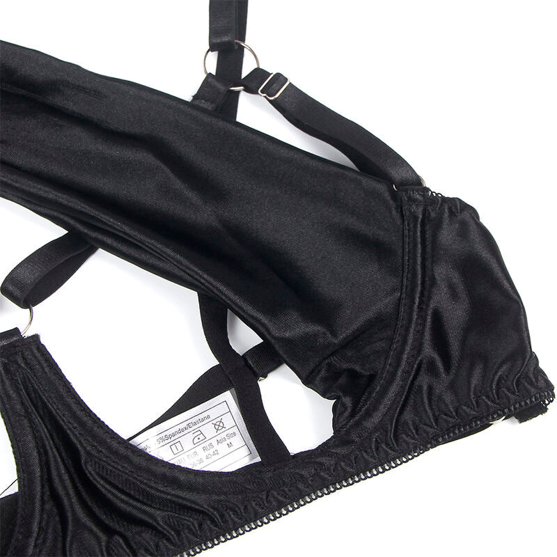 SUBBLIME - ENSEMBLE SOUTIEN-GORGE AVEC NŒUD NOIR RÉGLABLE