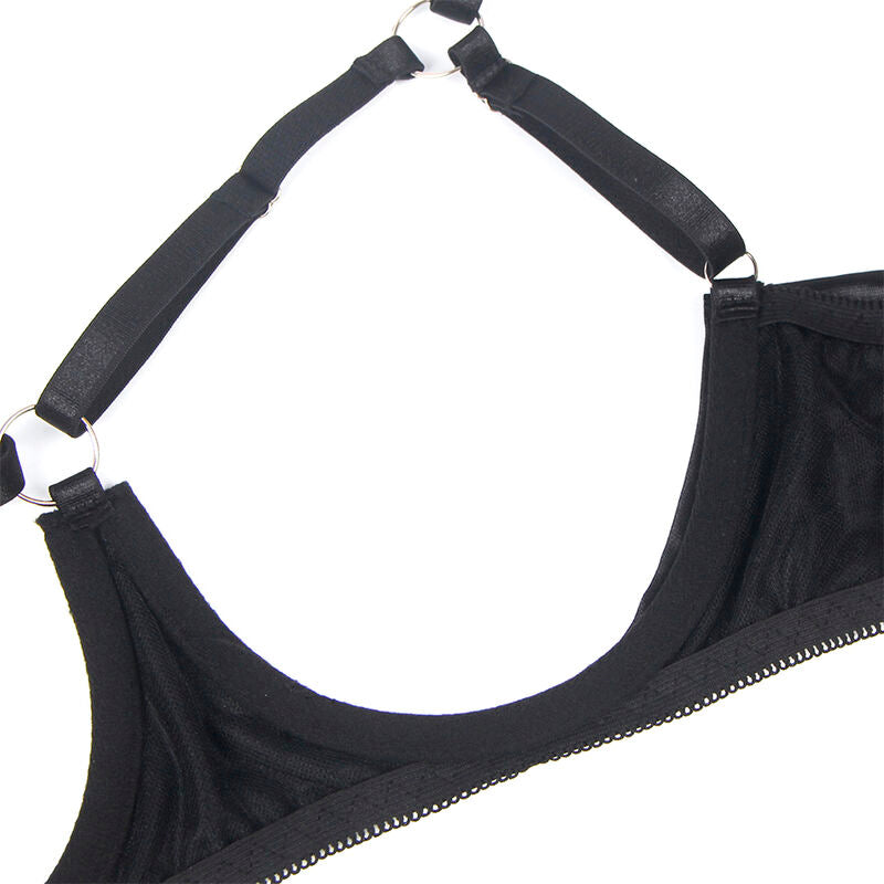 SUBBLIME - ENSEMBLE SOUTIEN-GORGE AVEC NŒUD NOIR RÉGLABLE