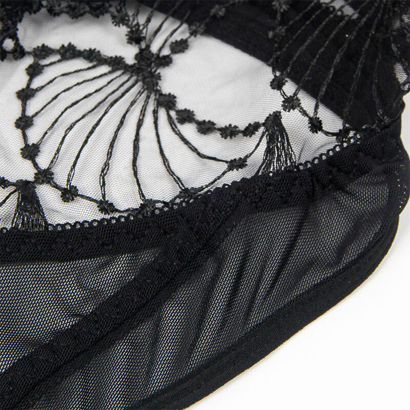 SUBBLIME - BODY TRANSPARENT AVEC DENTELLE NOIR