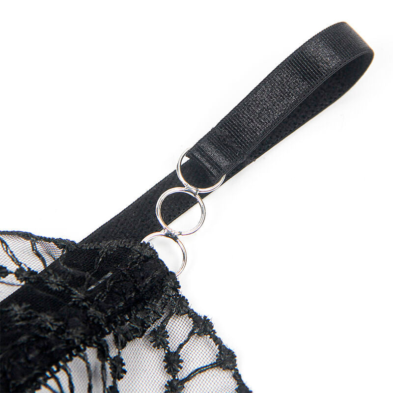 SUBBLIME - BODY TRANSPARENT AVEC DENTELLE NOIR