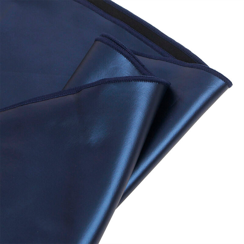 SUBBLIME - ROBE À BRETELLES EN CUIR BLEU
