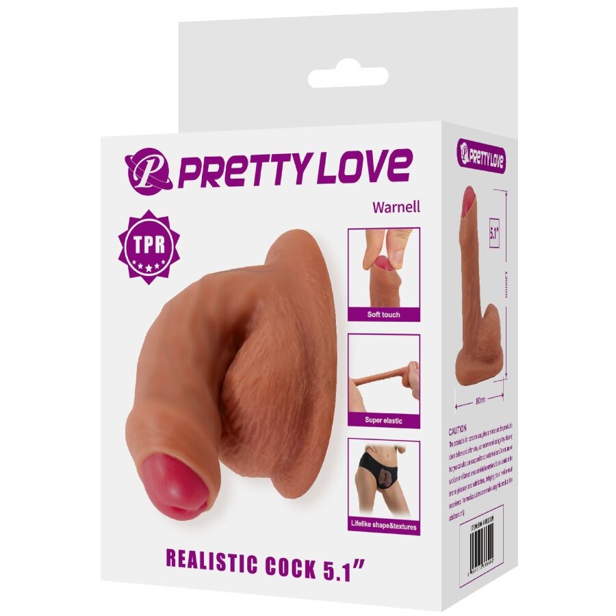 PRETTY LOVE - WARNELL GODE ULTRA RÉALISTE ET ÉLASTIQUE 9,5 CM