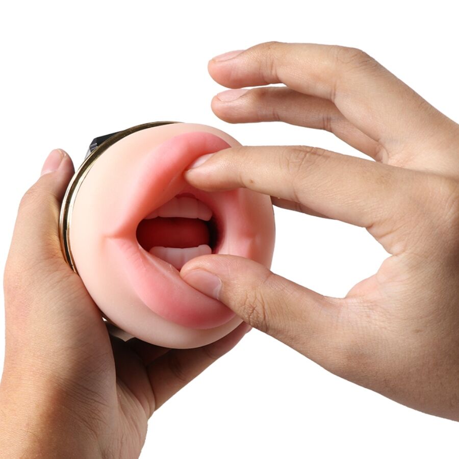 SHEQU - KAY DOUBLE MASTURBATEUR AVEC DOUBLE VIBRATION DE LA BOUCHE ET VAGIN