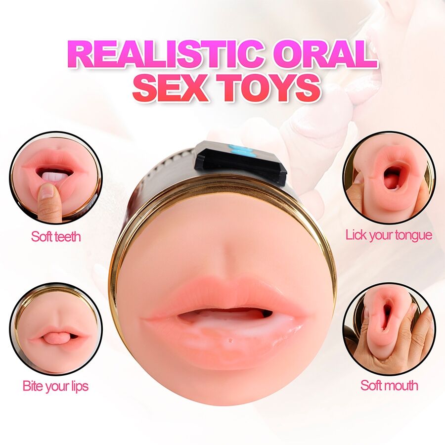SHEQU - KAY DOUBLE MASTURBATEUR AVEC DOUBLE VIBRATION DE LA BOUCHE ET VAGIN