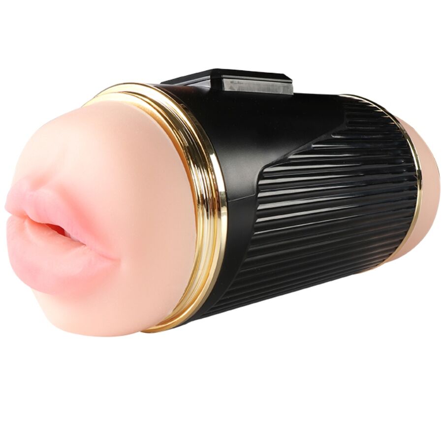 SHEQU - KAY DOUBLE MASTURBATEUR AVEC DOUBLE VIBRATION DE LA BOUCHE ET VAGIN