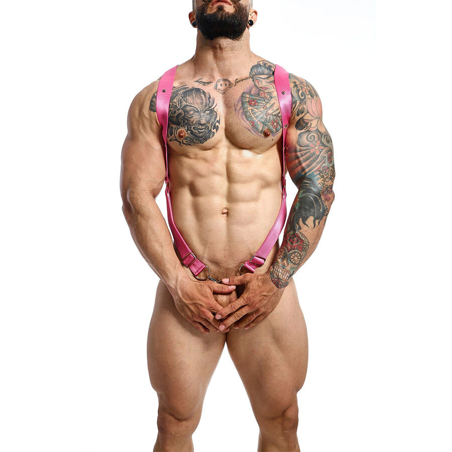 MOB - HARNAIS CROISÉ DANS LE DOS DNGEON ROSE TAILLE UNIQUE