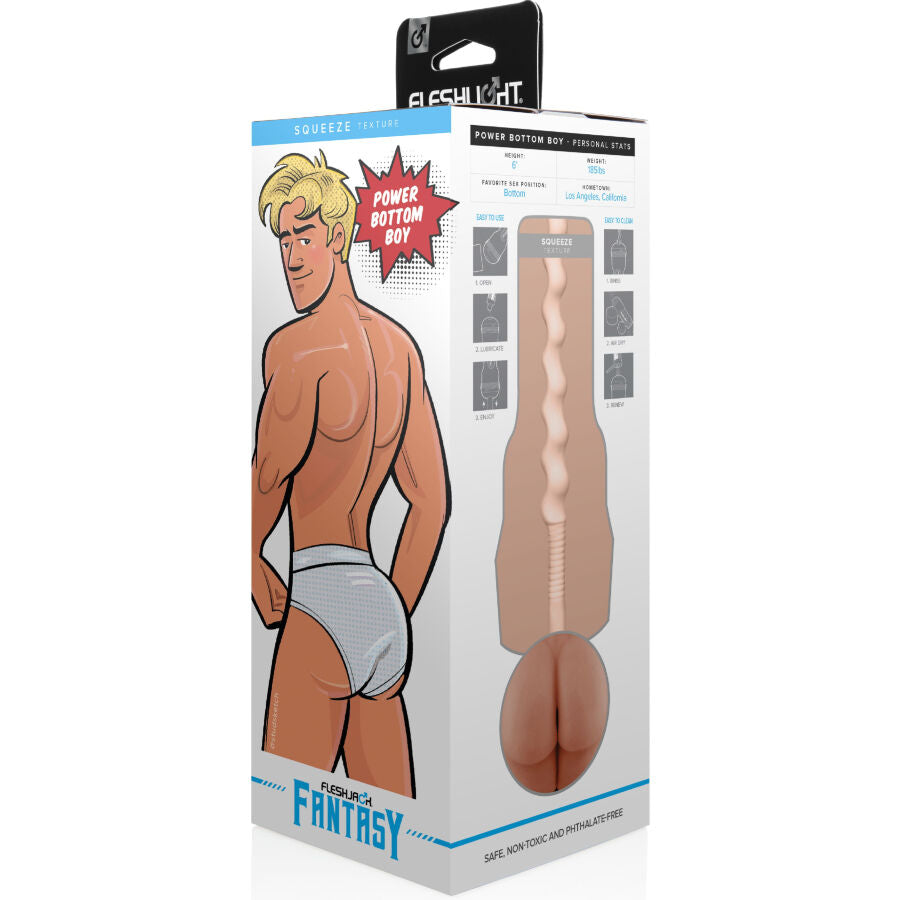 FLESHLIGHT FANTASY - POWER BOTTOM BOY MASTURBATEUR