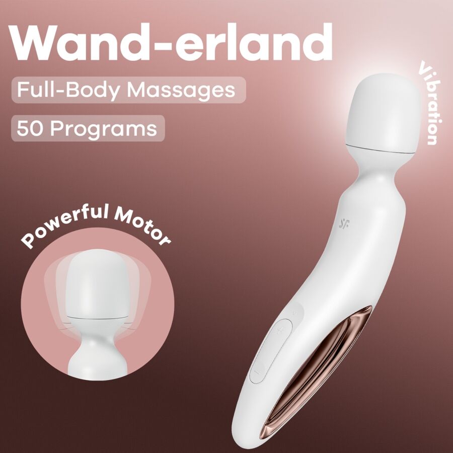SATISFYER - WAND ERLAND BLANC