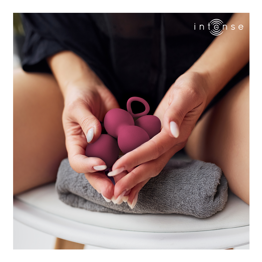 INTENSE - CHARLI KEGEL BALL KIT BLEU, VERT, GRENAT