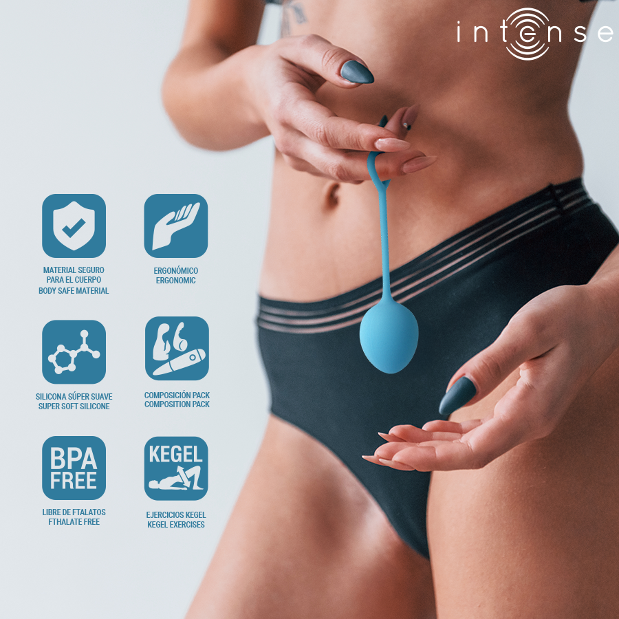 INTENSE - CHARLI KEGEL BALL KIT BLEU, VERT, GRENAT