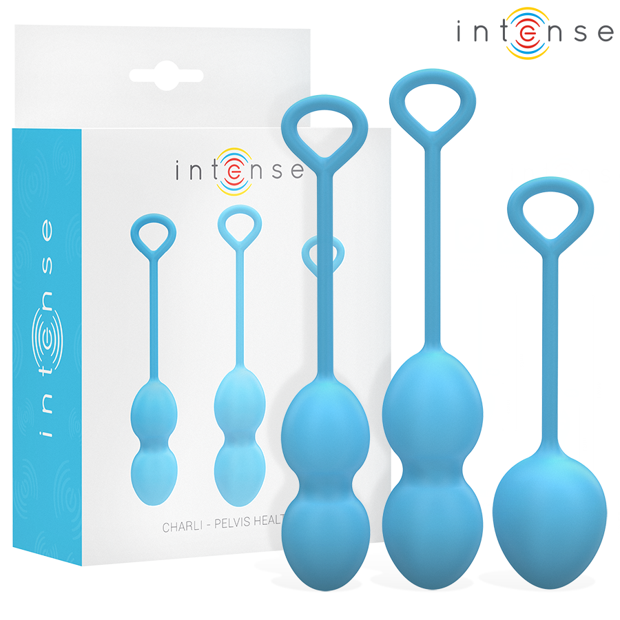 INTENSE - CHARLI KEGEL BALL KIT BLEU, VERT, GRENAT