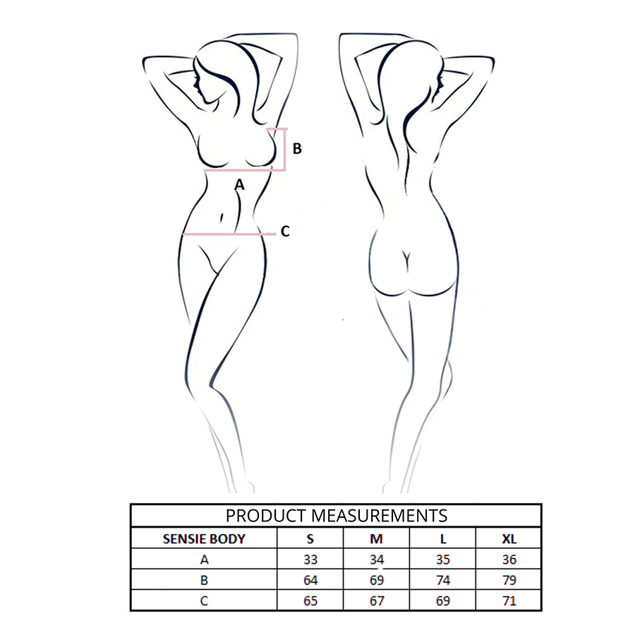 PASSION - SENSIE CORPS CITRON S/M/L/XL