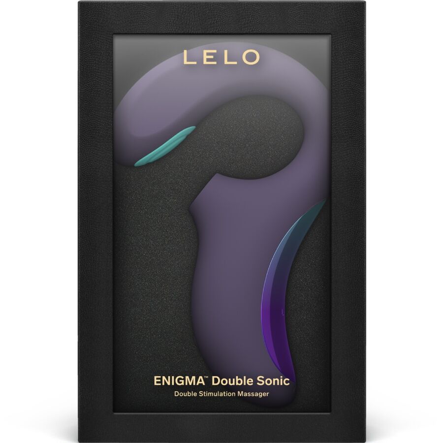 LELO - ENIGMA DOUBLE VIBROMASSEUR SONIQUE POINT G CYBER VIOLET