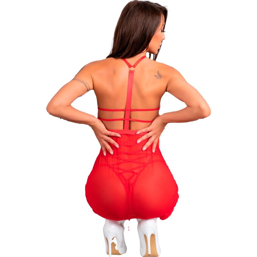 LIVCO CORSETTI FASHION - SANTAS CANDY LC 90722 CHEMISE DE NOËL + STRING