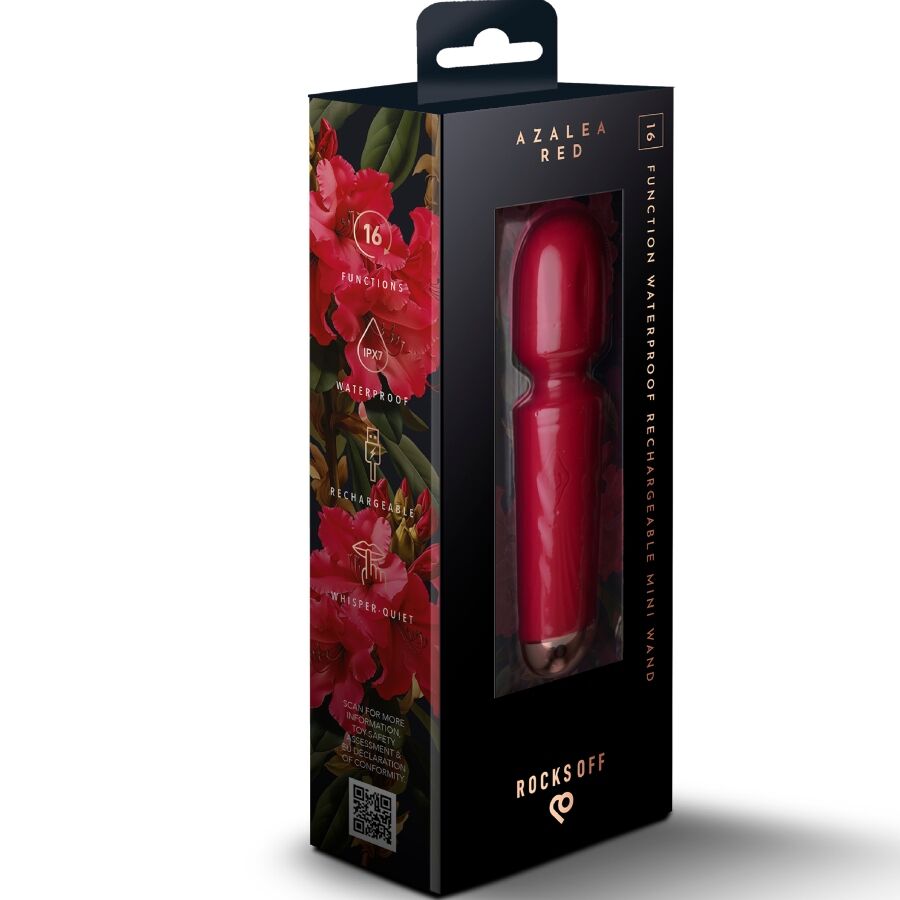 ROCKS-OFF - MINI BAGUETTE RECHARGEABLE 16 FONCTIONS