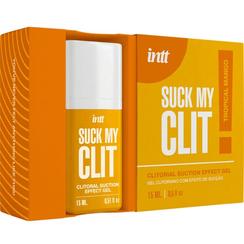 INTT - SUCK MY CLIT GEL EFFET SUCCION PARFUM MANGUE TROPICALE 15 ML