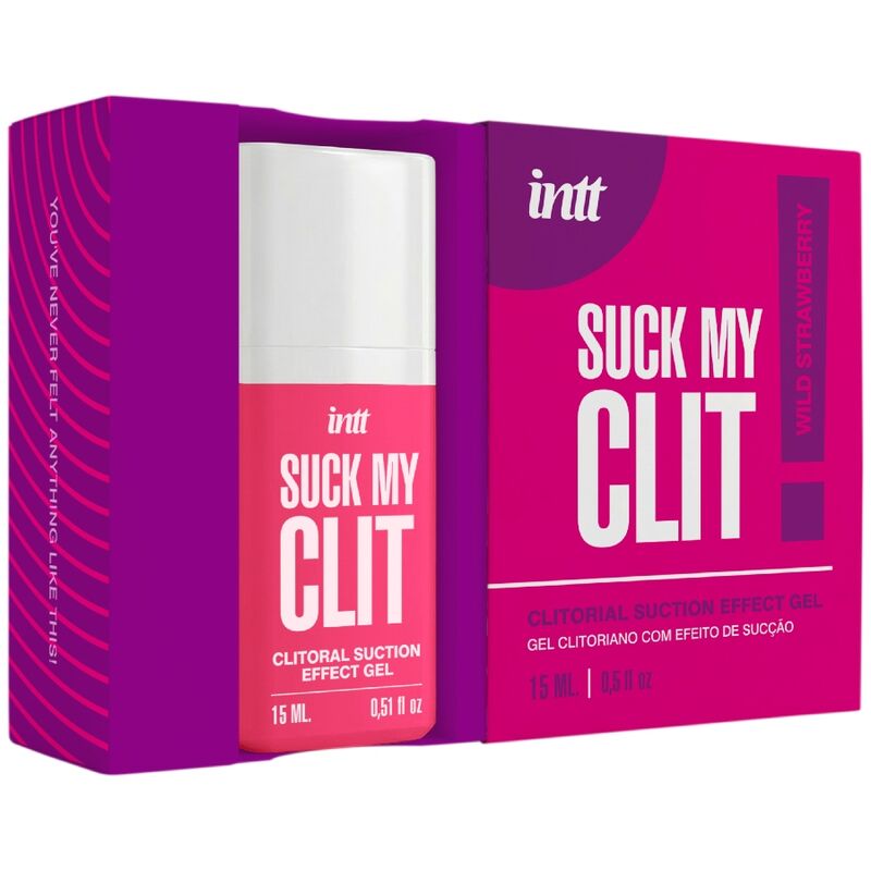 INTT - SUCK MY CLIT GEL EFFET FRAISE SAUVAGE 15 ML