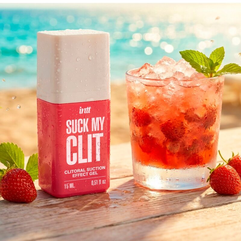 INTT - SUCK MY CLIT GEL EFFET FRAISE SAUVAGE 15 ML