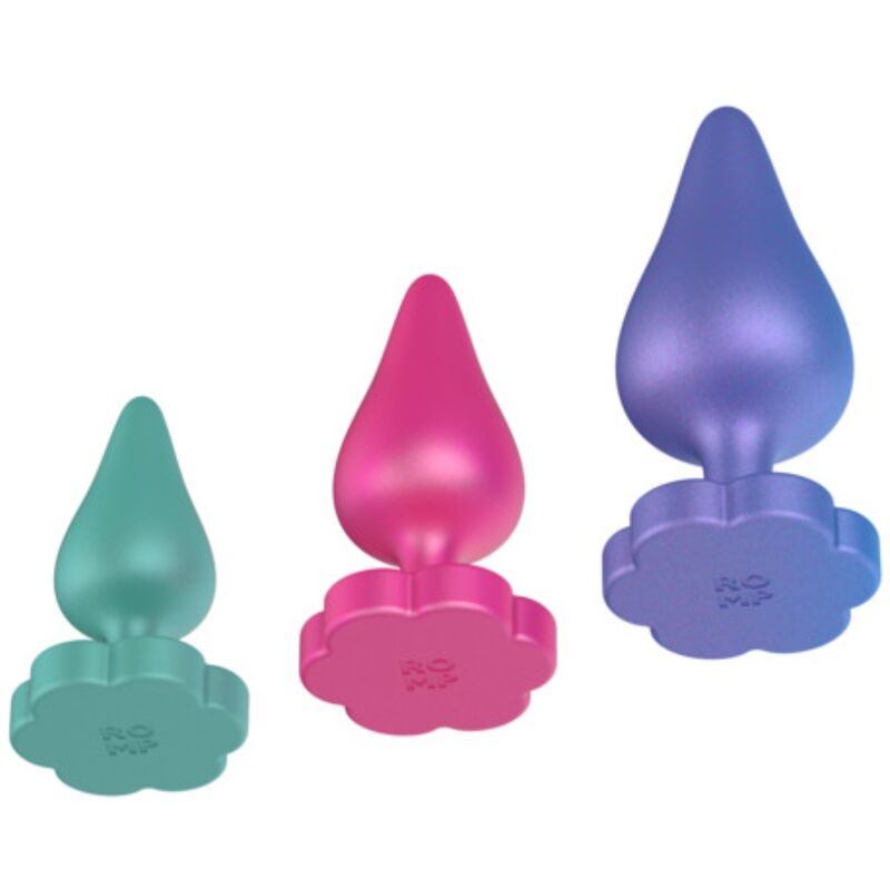 ROMP - PLUG ANAL LUSTER S/M/L EN FORME DE FLEUR