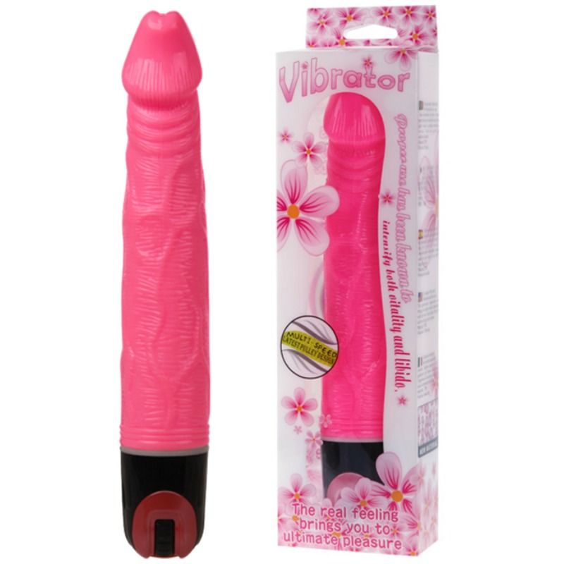 BAILE - VIBROMASSEUR DE MULTIVITESSES 21.5 CM ROSE