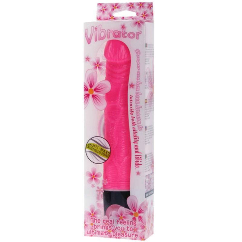 BAILE - VIBROMASSEUR DE MULTIVITESSES 21.5 CM ROSE