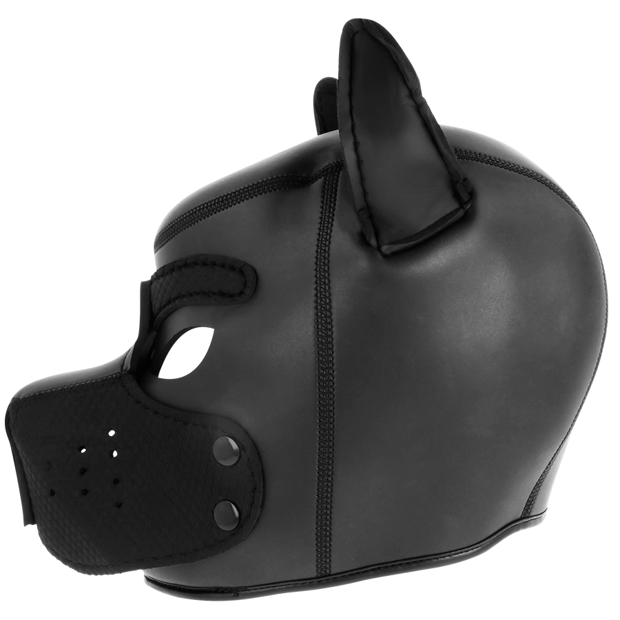 DARKNESS - MASQUE POUR CHIEN EN NÉOPRÈNE AVEC MUSEAU AMOVIBLE M ET L