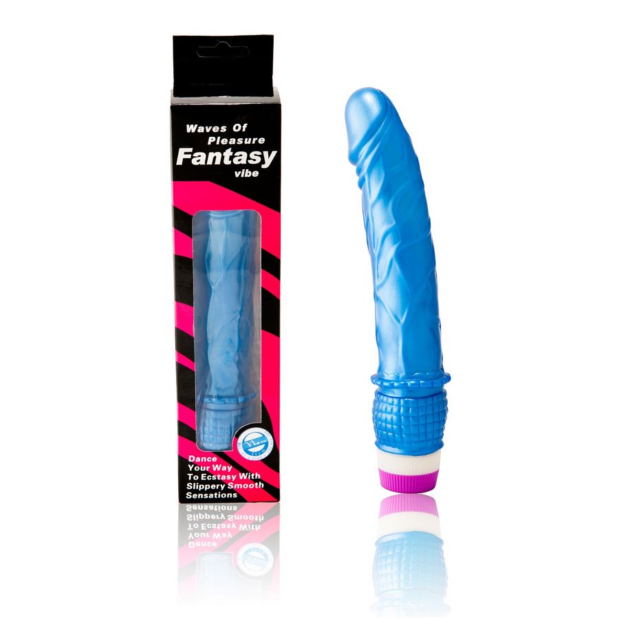 BAILE - VIBROMASSEUR VAGUES DE PLAISIR 23 CM BLEU