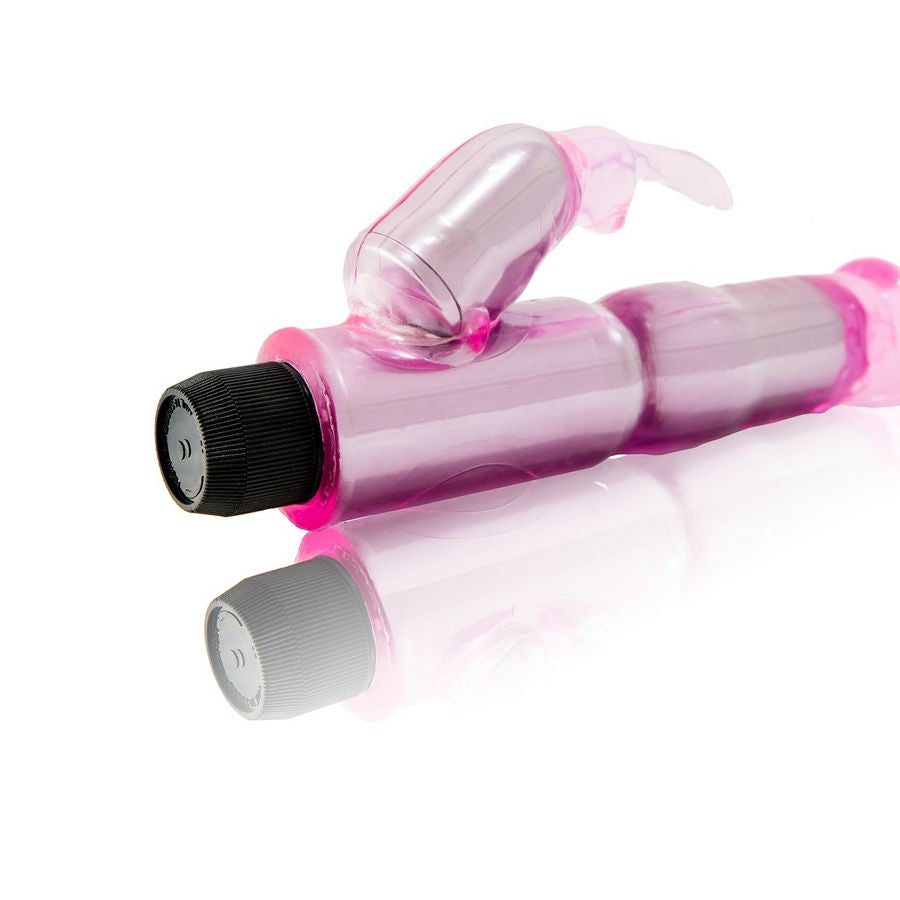 BAILE - VIBROMASSEUR AVEC STIMULATEUR ROSE RÉGLABLE